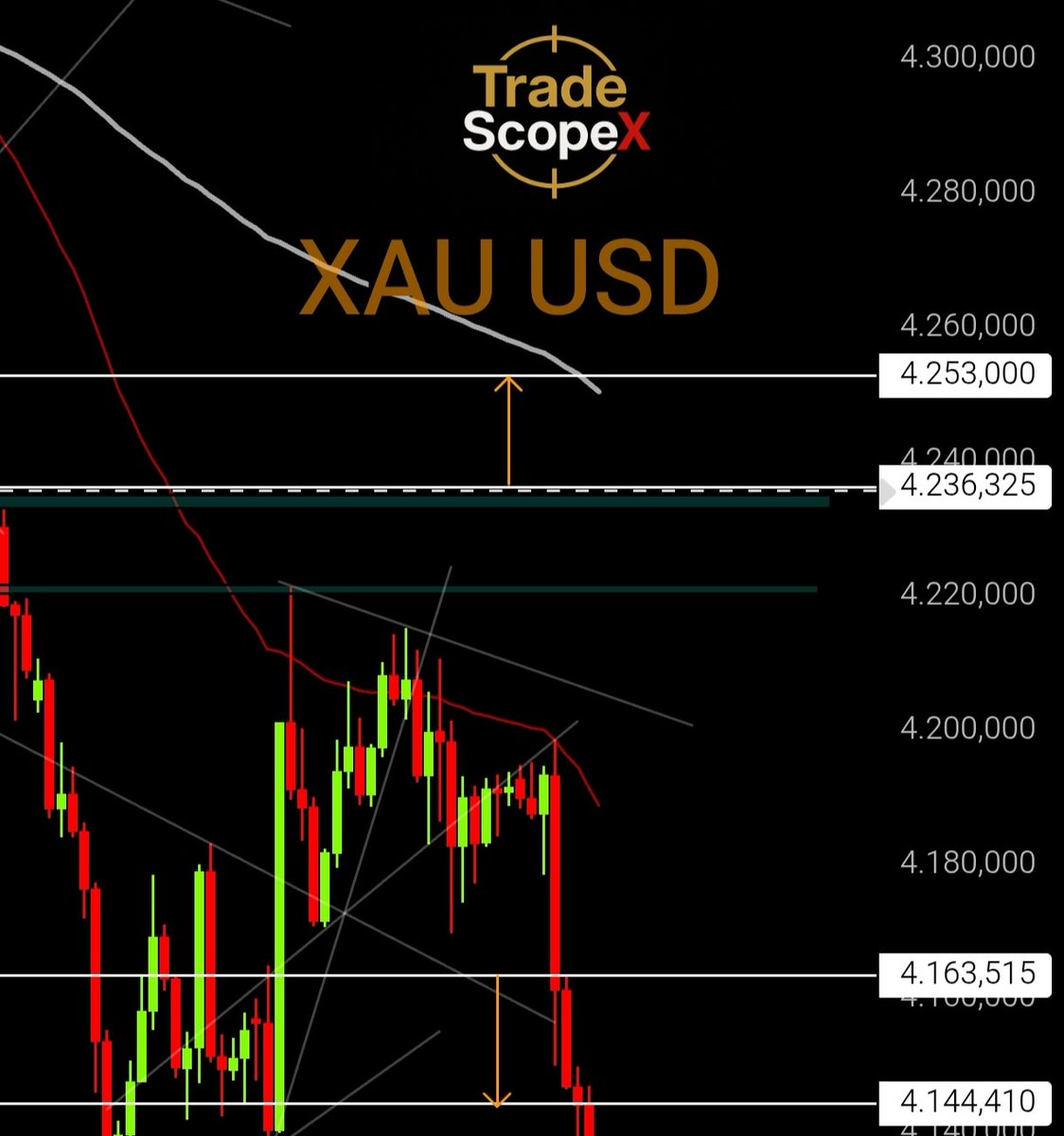 tradescopex's tweet photo. Hoy en el VIP....

Teníamos marcados dos zonas a cierre de mercado y el precio cogió mucha fuerza a la baja entrando en nuestro posicionamiento a la perfección.

TradeScopeX ❤️🧠 

#trading #xauusd #forex https://t.co/CGuh6Q3HvH