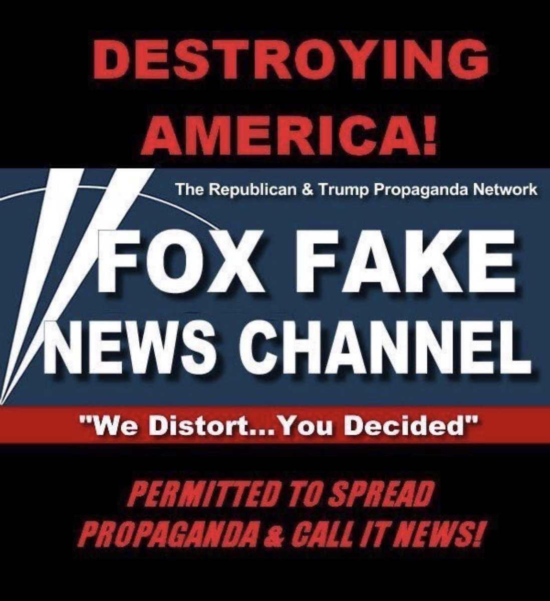 ForVigilante's tweet photo. @Acyn Think we know who’s obsessed with the defective pool, it’s Trump and Fox News, you love to blame vandals, if you honestly believe that you need your head read, it’s contractor incompetence.
As for Iran, isn’t it Fox News that goaded Trump into entering into that war?
FAKE NEWS https://t.co/1teQExwkud