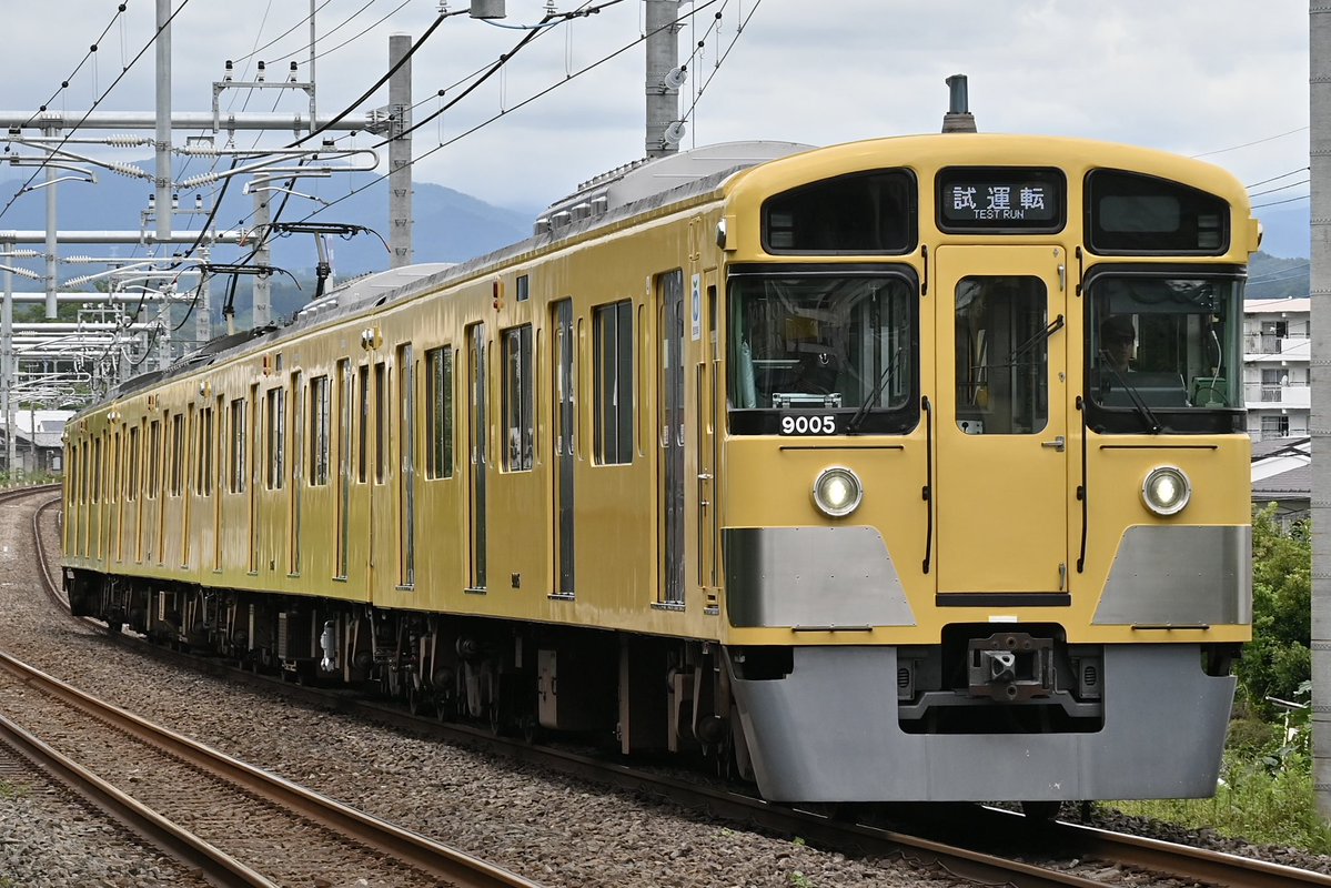 akibatyudoku's tweet photo. 2026/06/22
6110F TASC調整試運転

2026/06/23
9105F 武蔵丘出場試運転
2545F 池袋線内ハンドル訓練 https://t.co/6wmm3MKwPd