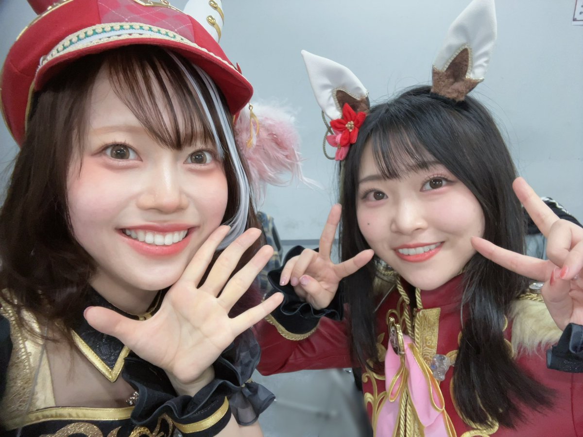 otsukimaccha's tweet photo. ウマ娘キャストの方々⟡.*

鈴⽊ みのりさん アグネスデジタル役🎀

津⽥ 美波さん エアシャカール役💻

野⼝ 瑠璃⼦さん サクラチヨノオー役🌸

和多⽥ 美咲さん メイショウドトウ役🐐

#ウマ娘7th東京D1 
#ウマ娘7th東京D2 #ウマ娘7th https://t.co/br0ZKX3AAh