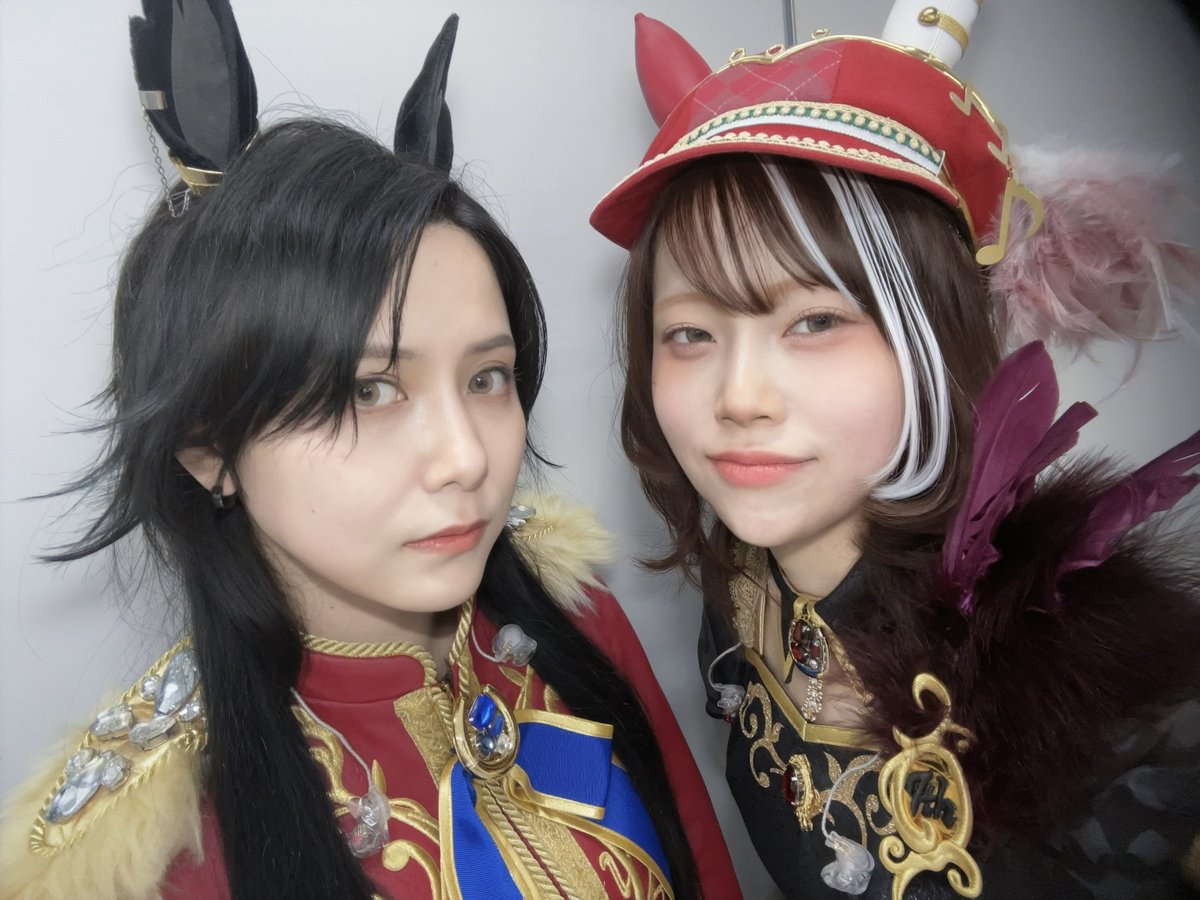 otsukimaccha's tweet photo. ウマ娘キャストの方々⟡.*

鈴⽊ みのりさん アグネスデジタル役🎀

津⽥ 美波さん エアシャカール役💻

野⼝ 瑠璃⼦さん サクラチヨノオー役🌸

和多⽥ 美咲さん メイショウドトウ役🐐

#ウマ娘7th東京D1 
#ウマ娘7th東京D2 #ウマ娘7th https://t.co/br0ZKX3AAh
