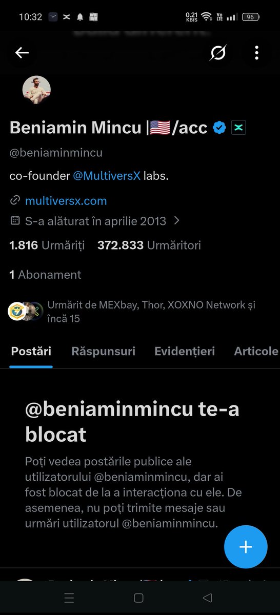 dorian_mircea's tweet photo. @XadamOriginal Yes Even the CEO SCAMM AND BLOCK RANDOM INVESTORS @MultiversX scammers https://t.co/eYA1uBvPmR