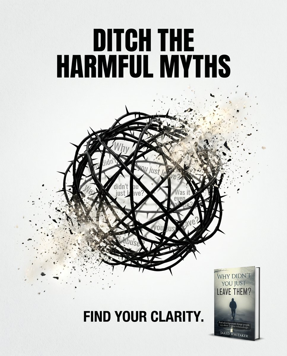 jaredwauthor's tweet photo. Why didn't you just leave? It is the question every abuse survivor dreads.

This book answers that question, for survivors who need to make sense of it, and for the people around them who still do not understand.

https://t.co/DYNiFi8dHR

#WhyDidntYouJustLeaveThem https://t.co/hVVl3ATQ0B