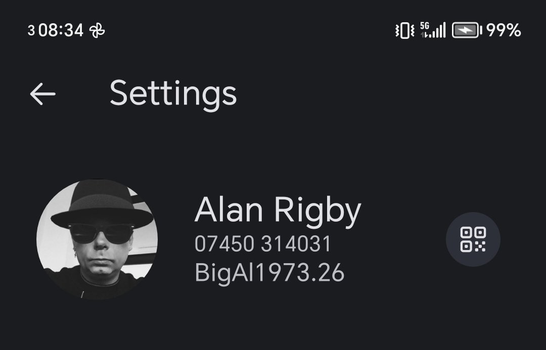 AlanRigby2's tweet photo. @iamnaugthy56 @thetoxickingx My signal account https://t.co/hB2Pl8Df7A