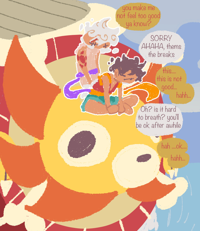 over100tabs's tweet photo. Luffy falling off the sunny and almost drowning and Nami jumping in and Sanji jumping in after her and both of them freaking out cause they didn't notice right away and they dont know why Luffy suddenly stop breathing. - pt 1 https://t.co/ZNsH5muCCt