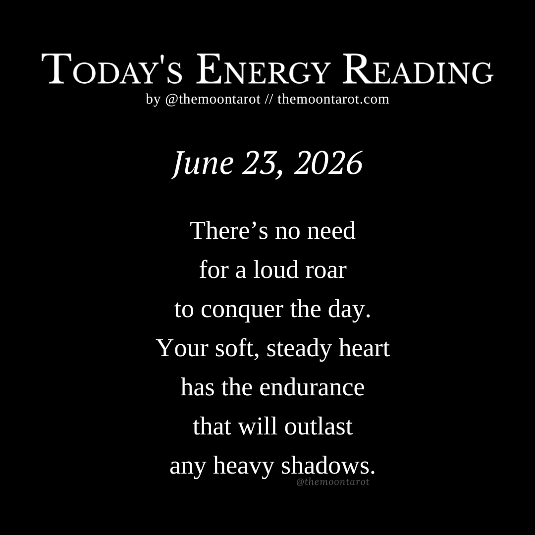themoontarot_'s tweet photo. Today's Energy Reading: June 23, 2026 https://t.co/TrX47R4fvn