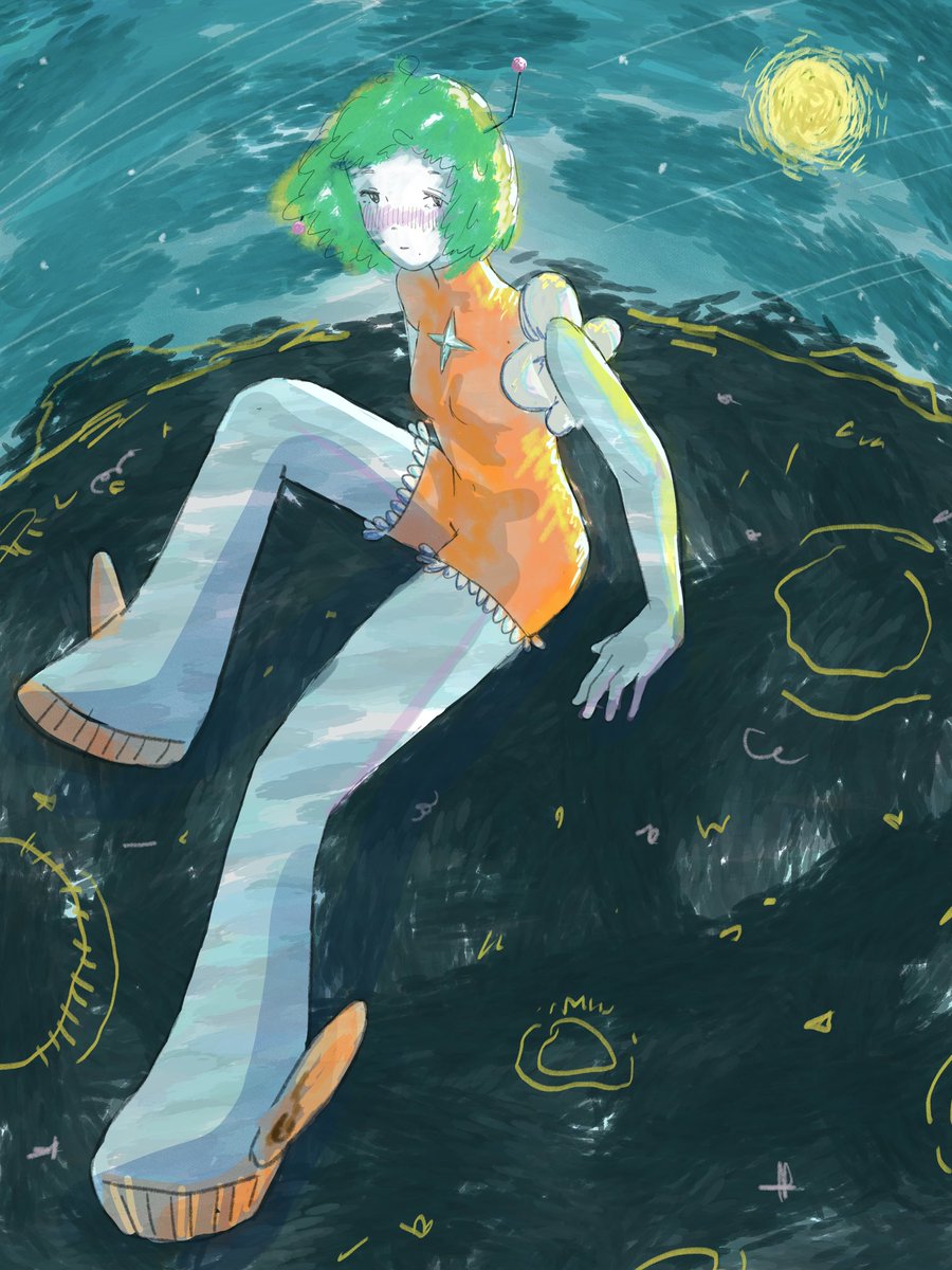 urichi_72's tweet photo. 知らない星の住人。No.0015
#illustration #星 #デジタル https://t.co/8kDm5tE7AO