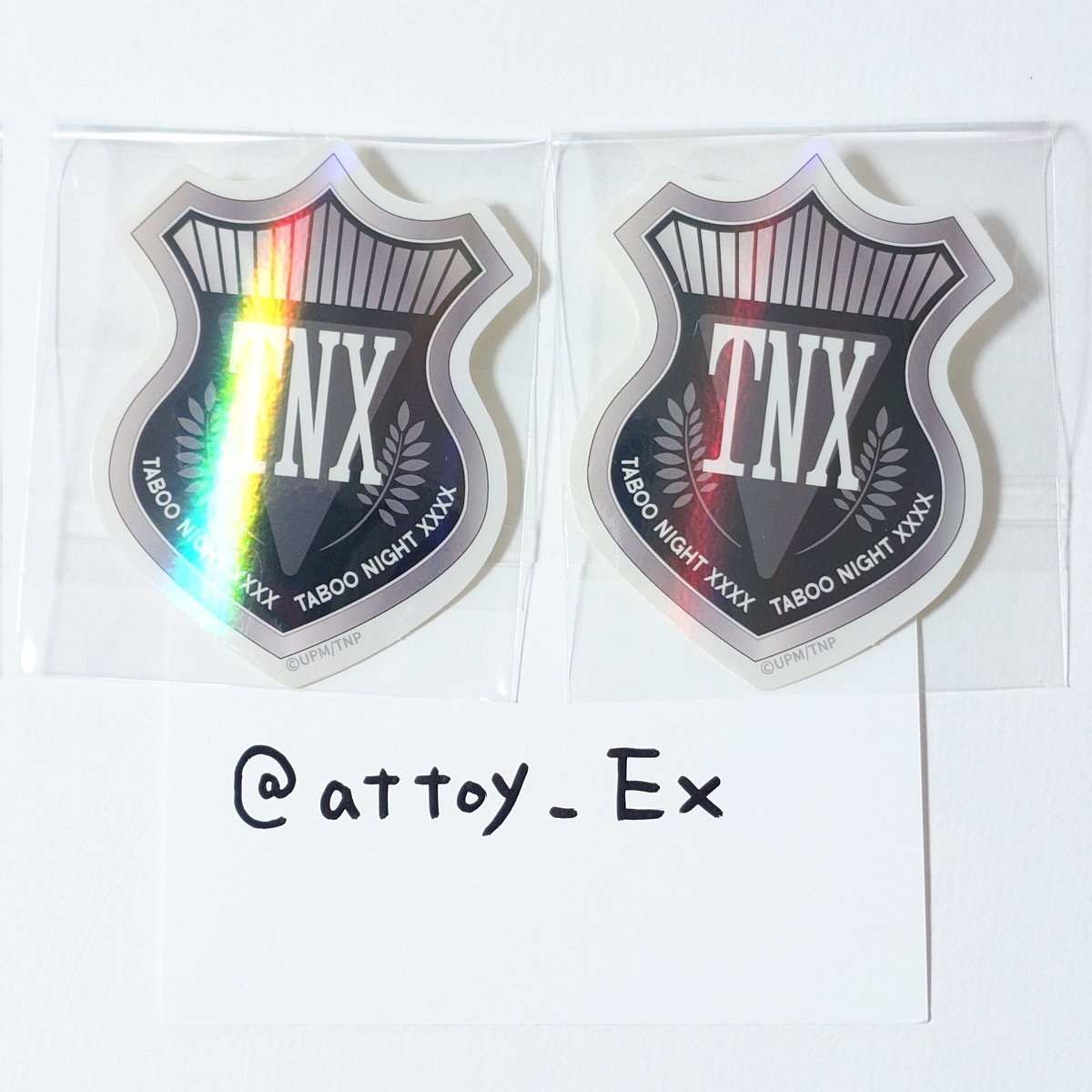 attoy_Ex's tweet photo. [交換]うたプリ カルライ タブナイ

【譲:神戸】
ステッカー:警備員 2
パス風カード:アーティスト 蘭丸 2、ゲスト 嶺二
特典 ラバーバンド:神戸 蘭丸、通販 カミュ、通販 嶺二
【求:千葉】
画像4枚目 蘭丸(各1個)

※郵送または27日グラシネ、B公演のディレイ時に手渡しでの交換
↓続※同種交換 https://t.co/ikVv3KA4F7