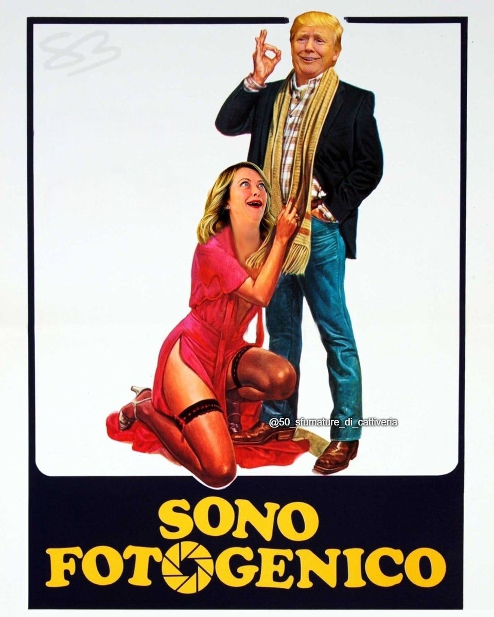 StefanoBusani's tweet photo. #meloni #trump #cinemeloni https://t.co/TdXFiFAecC