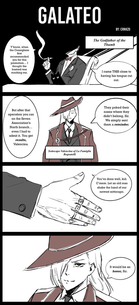 hvcassini98's tweet photo. Valencina’s Backstory [1/2] #Limbus_Company https://t.co/igca1LKrMM
