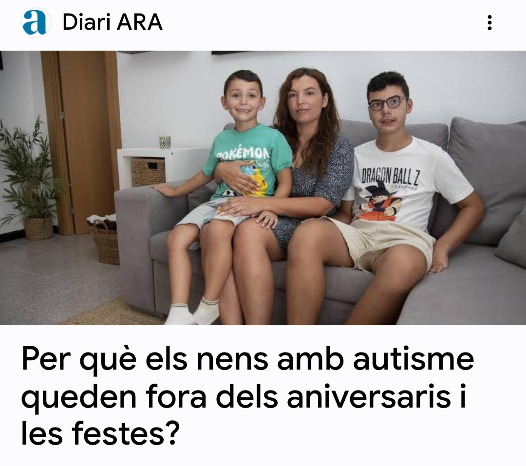 davidheras's tweet photo. A les escoles fem setmanes de la inclusió, dies de la diversitat i cartells molt bonics.

Després arriba un aniversari i el nen amb autisme és l’únic que no està convidat.

Potser el problema no és la inclusió a l’escola. Potser és la inclusió quan s’acaben les fotos i els discursos.

#Autisme #InclusióReal
Font: Diari ARA https://t.co/vfIhgYgX4I