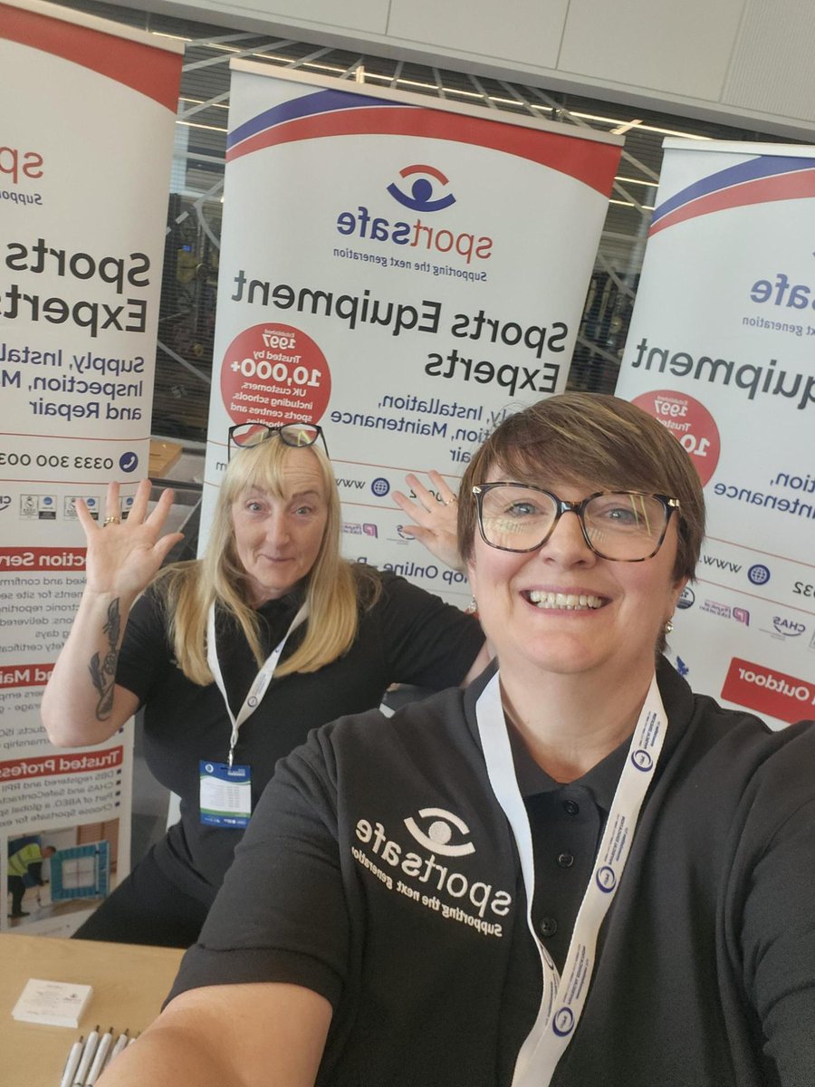 SportsafeUK's tweet photo. Today we're exhibiting at the afPE National PE Conference!

Come over to our stand for a chat with Claire and Janet to discuss how Sportsafe can asist in improving and supporting your PE provision🤾‍♀️

The team are excited to connect with you you all🗨️

#afPE #PhysicalEducation https://t.co/eEKanPjCya