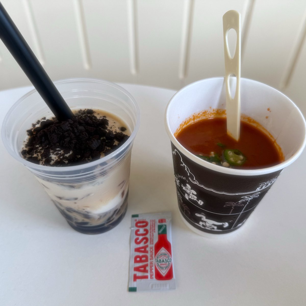 Disney_R_LS's tweet photo. 冷製ガンボスープ美味しかった😍
気に入ったからまた飲みたい！！ https://t.co/NiV8QfDpAd