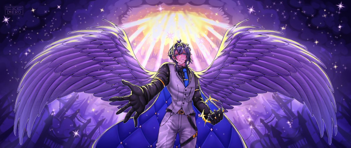 dierudraws's tweet photo. ✨ Take the Hand of the Fallen Angel ✨ 

Submission for Art Contest by @AzeruOfficial Tysm for this amazing oc. 🫶
#AzeruArtContest https://t.co/khG6SgrZQw