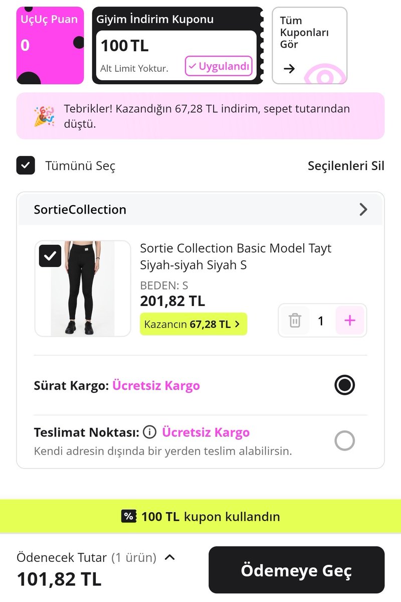 AlsvrsFrst's tweet photo. Giyim ürünlerinde alt limitsiz 100 TL indirim kuponu var 💥 
N11 #isbirligi #salı Günaydınlar 

Link ⏩ https://t.co/YLDTJdPZF4 https://t.co/4AjOvKJvq6