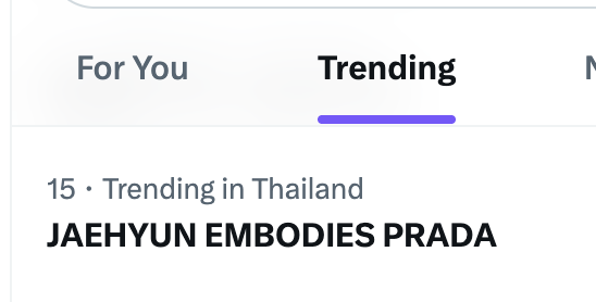 blibear's tweet photo. ตอนนี้คีย์เวิร์ดติดเทรนด์อยู่ อยู่นานอยู่ยงมาก เก่งอะะะ

JAEHYUN EMBODIES PRADA   
#PradaSS27 #PradaSS27xJaehyun 
#JAEHYUN @Prada https://t.co/2QjCbk4PnK