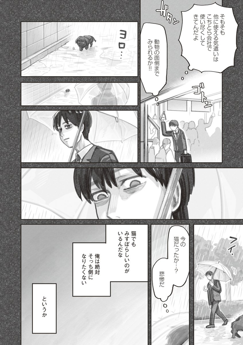 asa_comi's tweet photo. その日、俺は「ねこ」を拾った。（2/3） https://t.co/Nb0Kz9F9h7