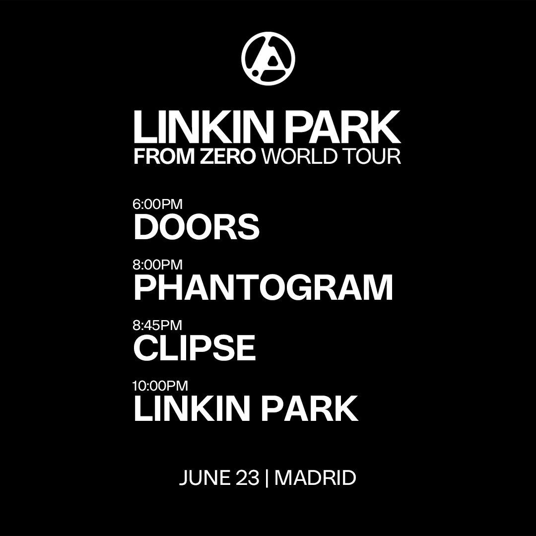 linkinpark's tweet photo. June 23, 2026 | Auditorio Miguel Ríos - Madrid, Spain https://t.co/Vw10mtljL3