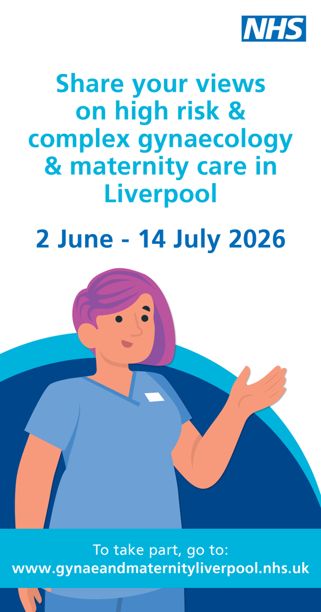 NHSCandM's tweet photo. The NHS in Liverpool is looking at how to improve hospital gynaecology and maternity services for the future.

To find out more and share your views, go to: https://t.co/fDNIDMLk2c https://t.co/efTnsJzpJi