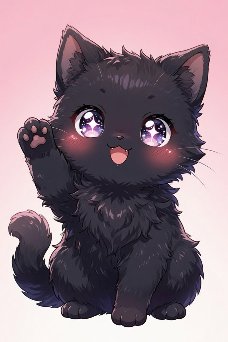 朝一幸運の黒猫置いときます🐈‍⬛🐈‍⬛