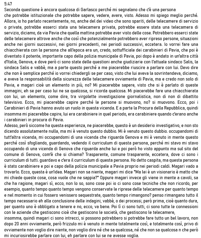 marcocipri20012's tweet photo. #garlasco caffé amaro di Greg: di telecamere e, all'epoca del delitto, di un sottuff dei CC di Pavia e che ha fatto carriera ed è diventato capo della polizia a Pavia e poi è andato a Genova ... https://t.co/fRKP79gL9Z