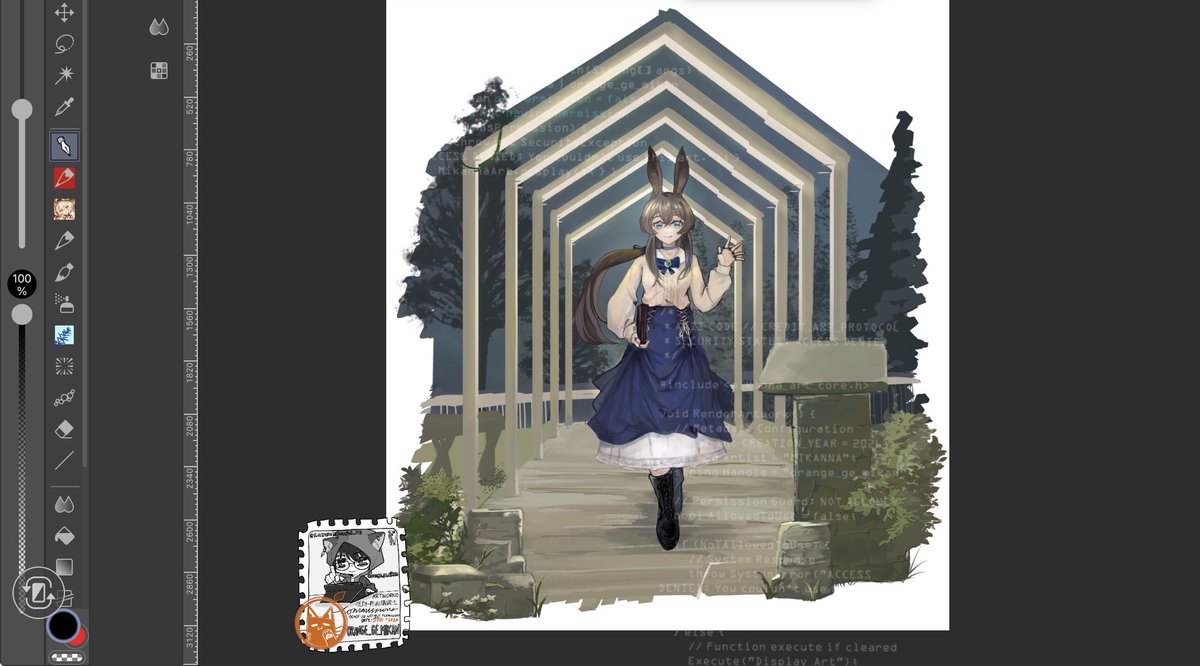 orange_ge_mikan's tweet photo. Cooking for commission sample!

#アークナイツ #Arknights 
#明日方舟 #アーミヤ
#Vgen https://t.co/8QrgwNeaDq