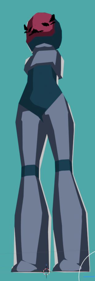 GreenGoopoid's tweet photo. Got the urge to make another astronaut. I really like her colors and proportions but I think the face and head look a little wonky. https://t.co/4vBjEfJ3cJ
