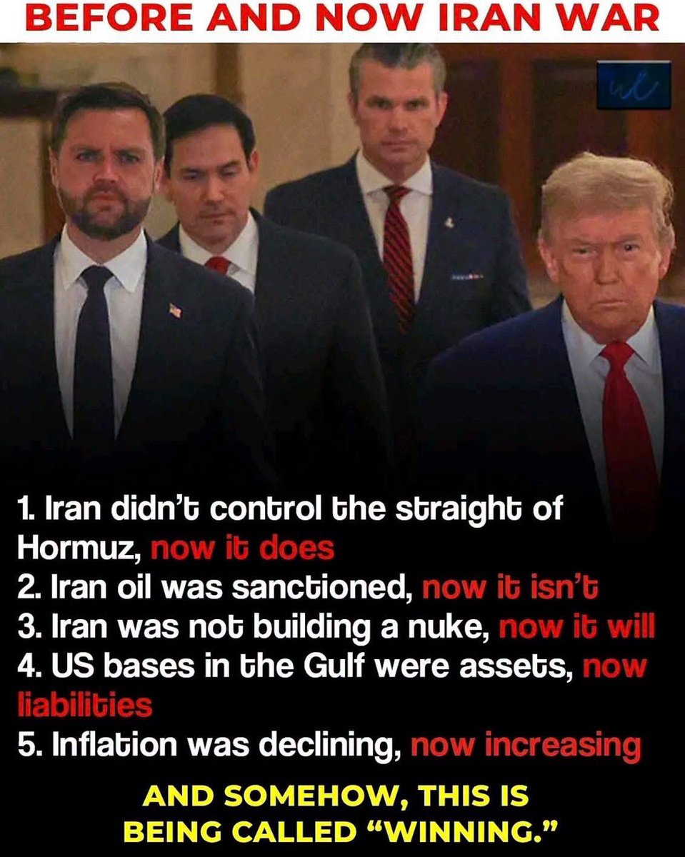 Gianl1974's tweet photo. If THIS is considered “winning,” yes, we ARE “tired” of it. https://t.co/GvsrCIo7UR