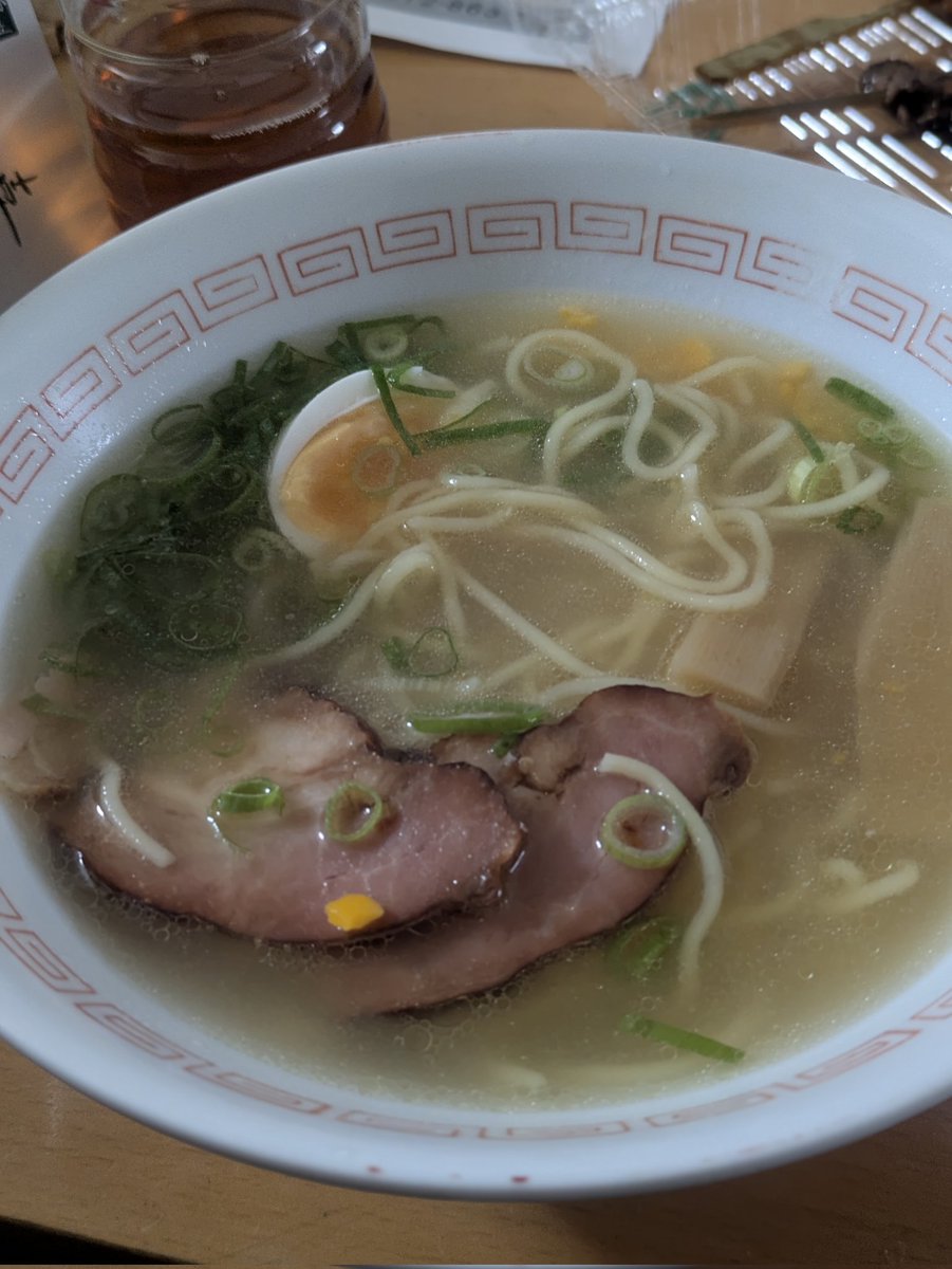106chan6's tweet photo. 今日のお昼は豊国ヌードルの鯛塩ラーメン🍜
普通に美味い！
材料費入れても250円位かな https://t.co/sEOOyDNfS8