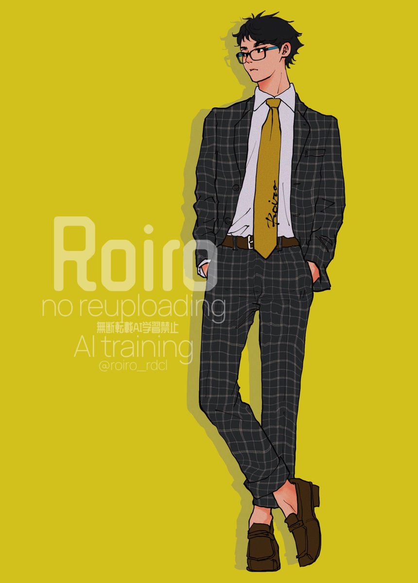 Roiro_rdcl_'s tweet photo. 兎赤　スーツ葦 https://t.co/2d0baK5SCQ
