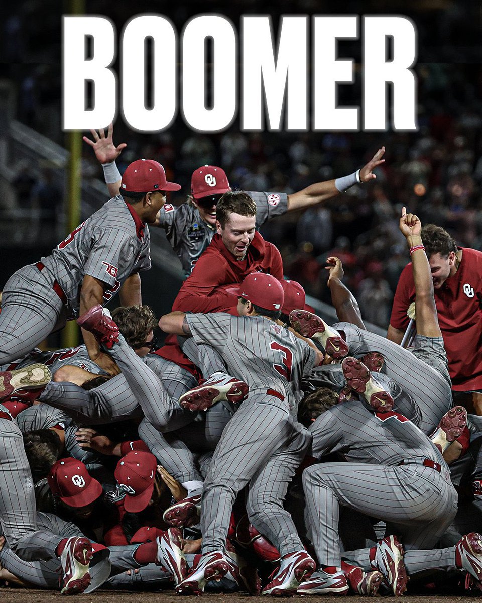 snormanOK's tweet photo. Tears. That’s it. BOOMER!!! https://t.co/3bR1QxuTOO