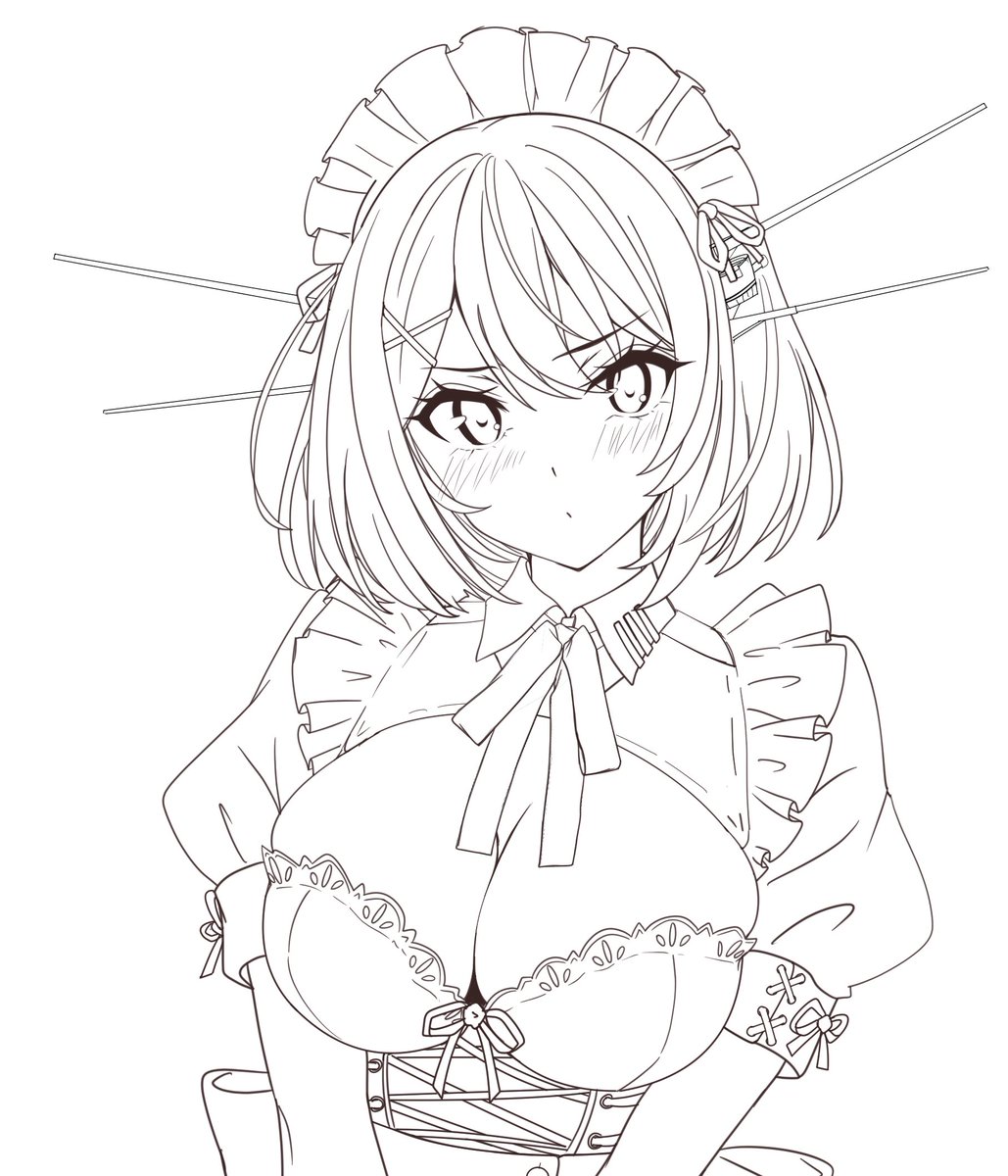 sakamalh's tweet photo. wip 
摩耶さまは電探も可愛いが増えるアイテムになることに気付く
(*´-`) https://t.co/os9pwDQQX9