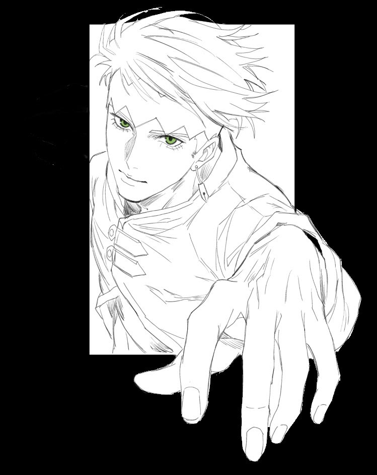 Ast1lLy's tweet photo. 飛び出し✒️先生
 #ョョイラスト  #jjba https://t.co/RfInqQDbhX