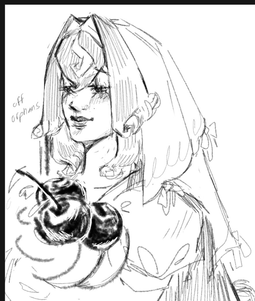 offorphans's tweet photo. Magma sketch of my beautiful Black Forest Cookie #crk https://t.co/W0U6HGAaLH