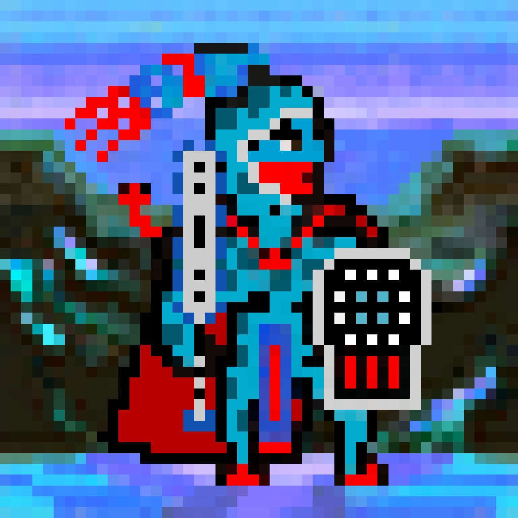 TheApiens's tweet photo. We have to say that @NateVegh's pixel art in the Tenochtitlans collection is genuinely some of the strongest hand-crafted pixel work in Web3. 

The clean lines, thoughtful color palettes, excellent shading, and strong silhouettes make them pop even at low resolutions: which is exactly what great pixel art should do.

Quick breakdown of what stands out.

Historical grounding: 

You can feel the research. Each character reflects different tiers and classes of Mexica (Aztec) warriors - jaguar/ eagle styles, elite ranks, ceremonial gear, weapon choices, and status symbols.

The details (headdresses, shields, body paint, armor patterns) aren’t random; they pull from codices and archaeological references.

Variety & personality: Every piece has its own mood and environment - jungle green for the crocodile warrior, dramatic golden hour for the Sun Runner figure, bold yellow for the snake motif, etc. 

Technical execution: The dithering, limited palette discipline, and readable forms at small sizes are top-tier. 

While a lot of projects lean on pure generation or hype, he’s putting in the craft + research + hybrid physical-digital layers that create something with real staying power.