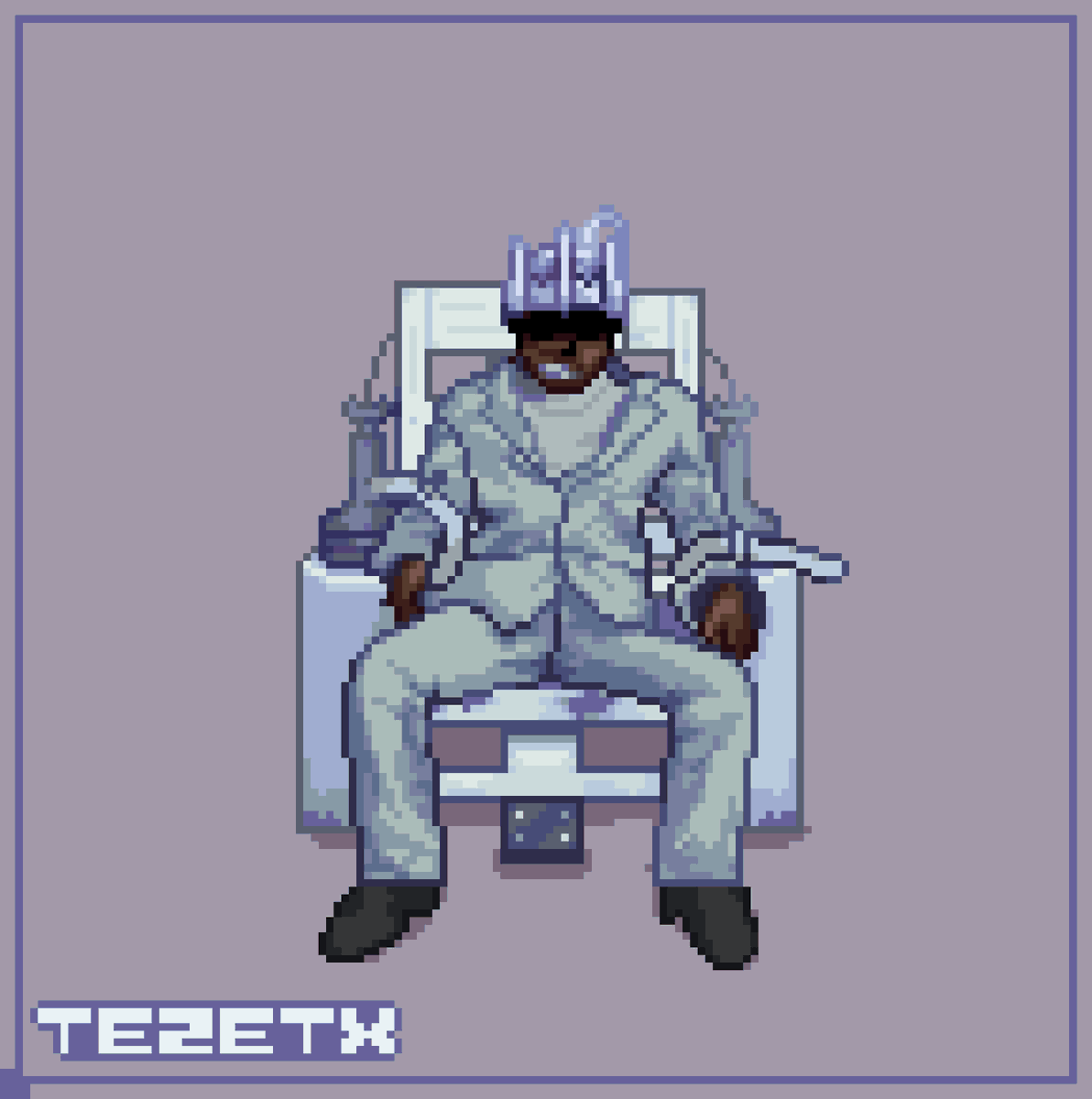 TezetX's tweet photo. THE KING AND HIS THRONE
#pixelart #smallartist https://t.co/6KZb1JKdrI