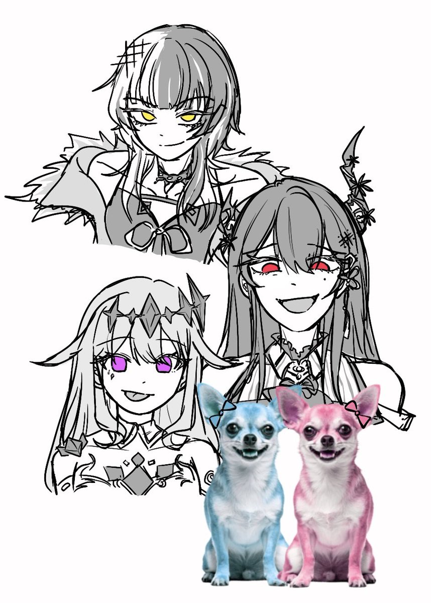 august_hfin2's tweet photo. evil advent 1st version (i didn’t know how to draw fwmc) https://t.co/iec8Zegz6I