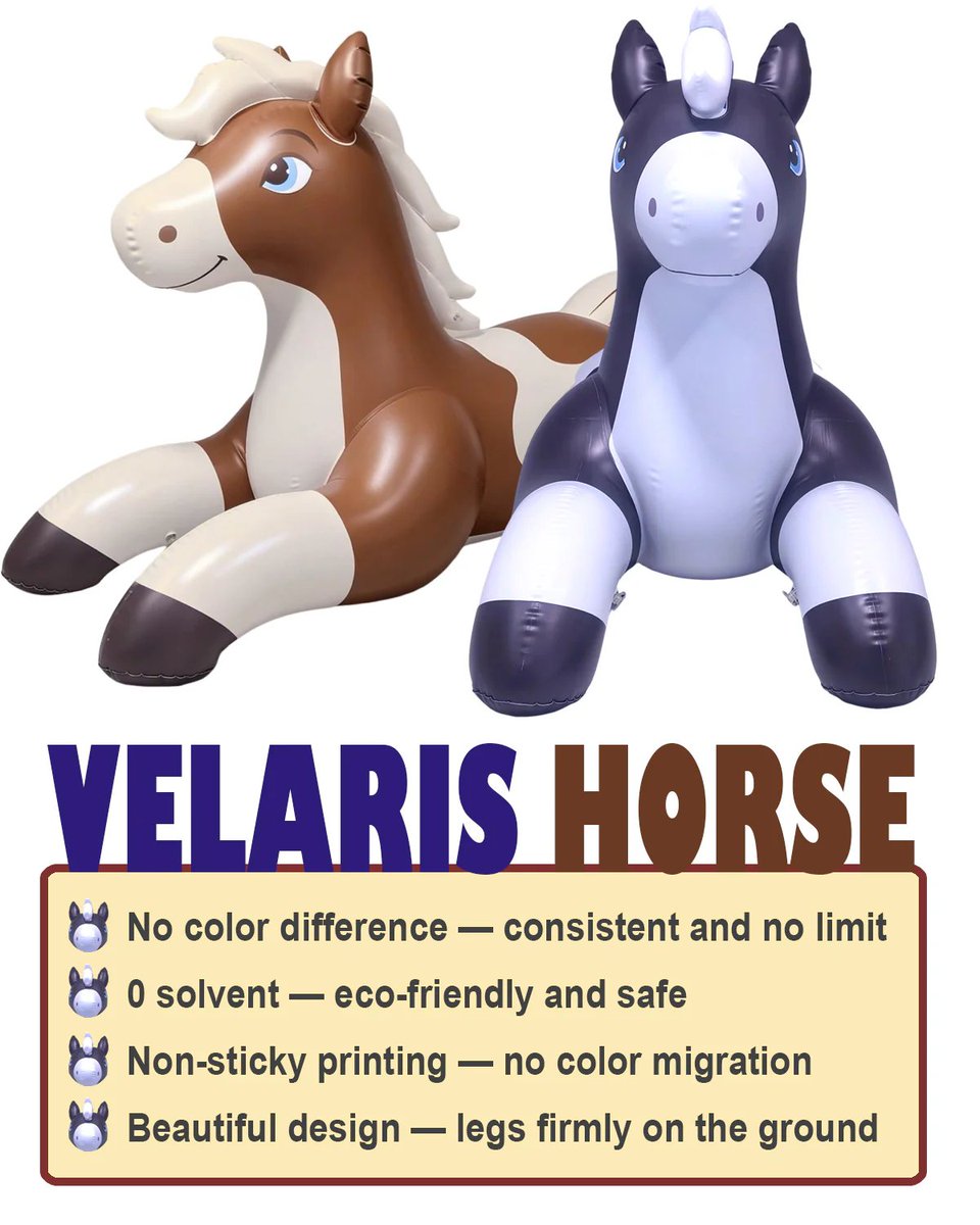 JetCreations's tweet photo. Velaris Horse: Crystal Clear, White, and Brown editions available.
https://t.co/Kgtacq1yxQ
https://t.co/I42m6GnogT
#JetCreations #SqueakClub #VelarisHorse #InflatableHorse #Collectibles https://t.co/6JO6B0yvFV