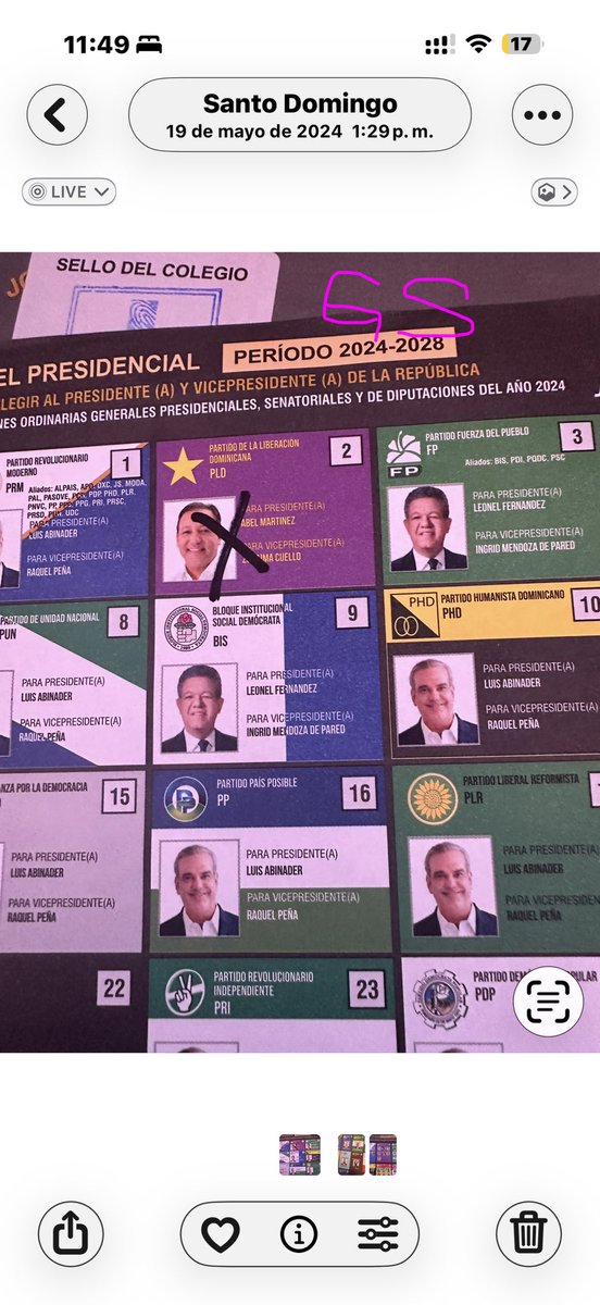 GustavoSanchezq's tweet photo. @JuniorArveloQ @William2273 @Adonaidamedina @Evelynp881 @ManuelSPichard1 @erasmofriasp @EdwinJovannyRo2 Hola Junior cómo sé que te gusta esta y aunque es innecesario responder tonterías de gente que espero regresen al PLD, por lo que no quiero ofenderlos, para ti ésto que lo uso para darle sorpresas. https://t.co/tBQl16HyrG