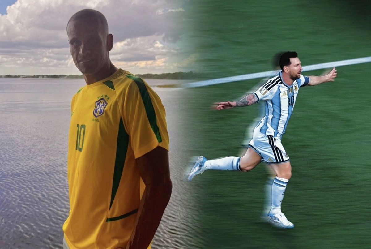 oficialsincerao's tweet photo. Rivaldo rasgou elogios ao Messi:

“Joguei futebol por muitos anos e, quando a gente vê um belo futebol, vê um jogador dedicado, com quase 39 anos, fazendo o que vem fazendo, é de tirar o chapéu.

Claro que cada um torce pela sua seleção, e eu não vou torcer para a Argentina ser campeã, mas quando vemos um grande jogador como o Messi, quem realmente gosta de futebol precisa admirar. O que ele fez e continua fazendo é impressionante.
Cinco gols em dois jogos, sendo até agora o único jogador da Argentina a marcar nesta Copa do Mundo. Isso mostra o tamanho da sua importância e da sua qualidade.

Com todo respeito, Messi, o que você faz dentro de campo é algo de outro mundo. É um privilégio para todos nós, amantes do futebol, poder acompanhar uma carreira tão extraordinária.”