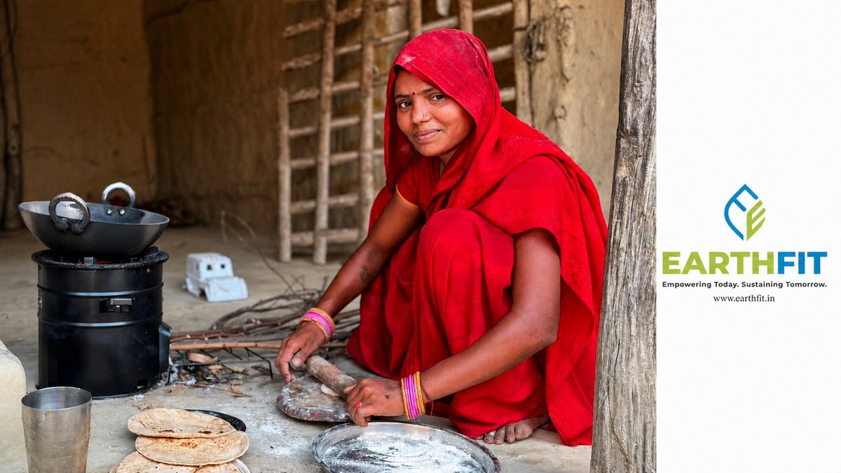 earthfitindia's tweet photo. A healthier future starts in the kitchen.

Every clean cookstove brings families one step closer to cleaner air, improved wellbeing, and a more sustainable way of living. 
Small changes at home can create lasting impact for communities and the environment. 💚

#Earthfit https://t.co/H82wv5OJ11