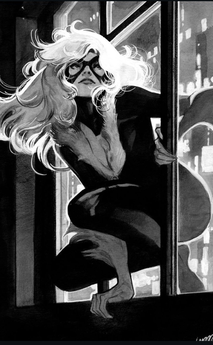 ComicCrusaders's tweet photo. Black Cat by Pepe Larraz #comics #comicart #comicbookart #art https://t.co/BAHTCo2Doi