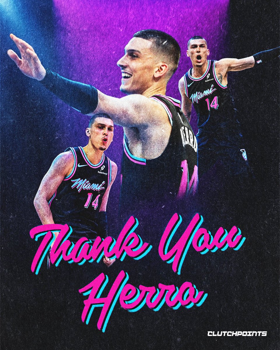 HeatNationCP's tweet photo. Thank you, Tyler Herro.

⭐All-Star
⭐Sixth Man of the Year
⭐3-Point Contest Champion

More than the awards, Heat fans will remember the growth, the big moments, and the memories.

It hurts to see you go.

Wishing you nothing but success in your next chapter. https://t.co/I84hG252X1