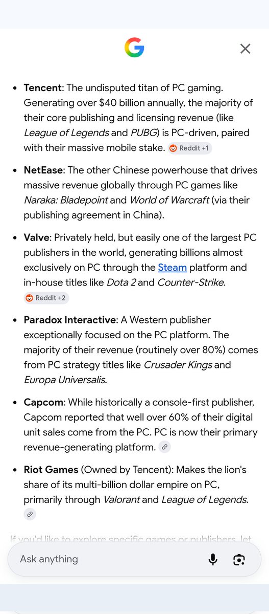 THE__RHOG's tweet photo. @D11dib There's about another 235publishers that make the majority of their money on PC I can screenshot every single one of them https://t.co/yWF4iq96y1