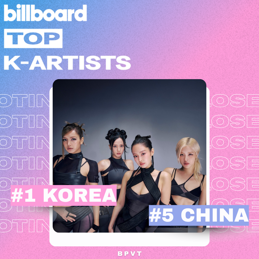 BP_VotingTeam's tweet photo. 📢VOTING IS NOW CLOSED!

Thank you to all who participated these past days and gave it their all. Let's hope for a favorable result. Let's keep this fire with us in the upcoming voting for Year-end award shows SOON. 

#BLACKPINK https://t.co/8ubyaMxKNr