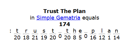 CrazyLadyTrader's tweet photo. June 23 is the 174th day of the year.

Trust The Plan 
174 https://t.co/Pavfgj2BgZ
