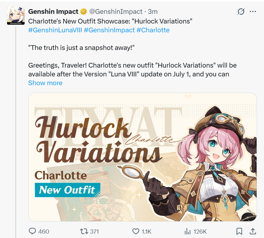 HoYoverse Animation Info tweet media