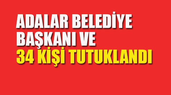 arslanaric's tweet photo. Adalar Belediye Başkanı ve 34 Kişi Tutuklandı
https://t.co/k5ZHOZEuZ1 https://t.co/7uBzC5CWgK