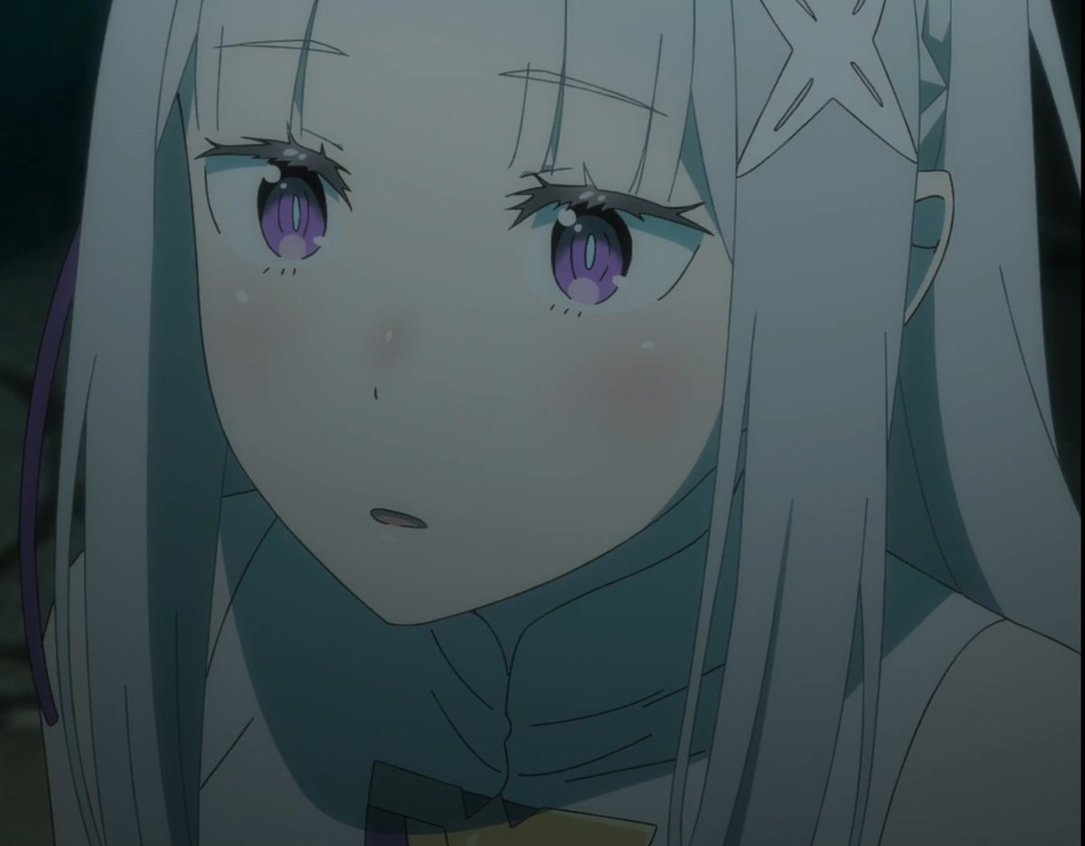 KyubiBlitz's tweet photo. Late to the weekly PSA (froom last week) but this will be the last until the 2nd cour is back. Here is the last reminder for now that Emilia is best girl (and holy heck after this episode nothing can change my mind) https://t.co/XblPQh5qSb