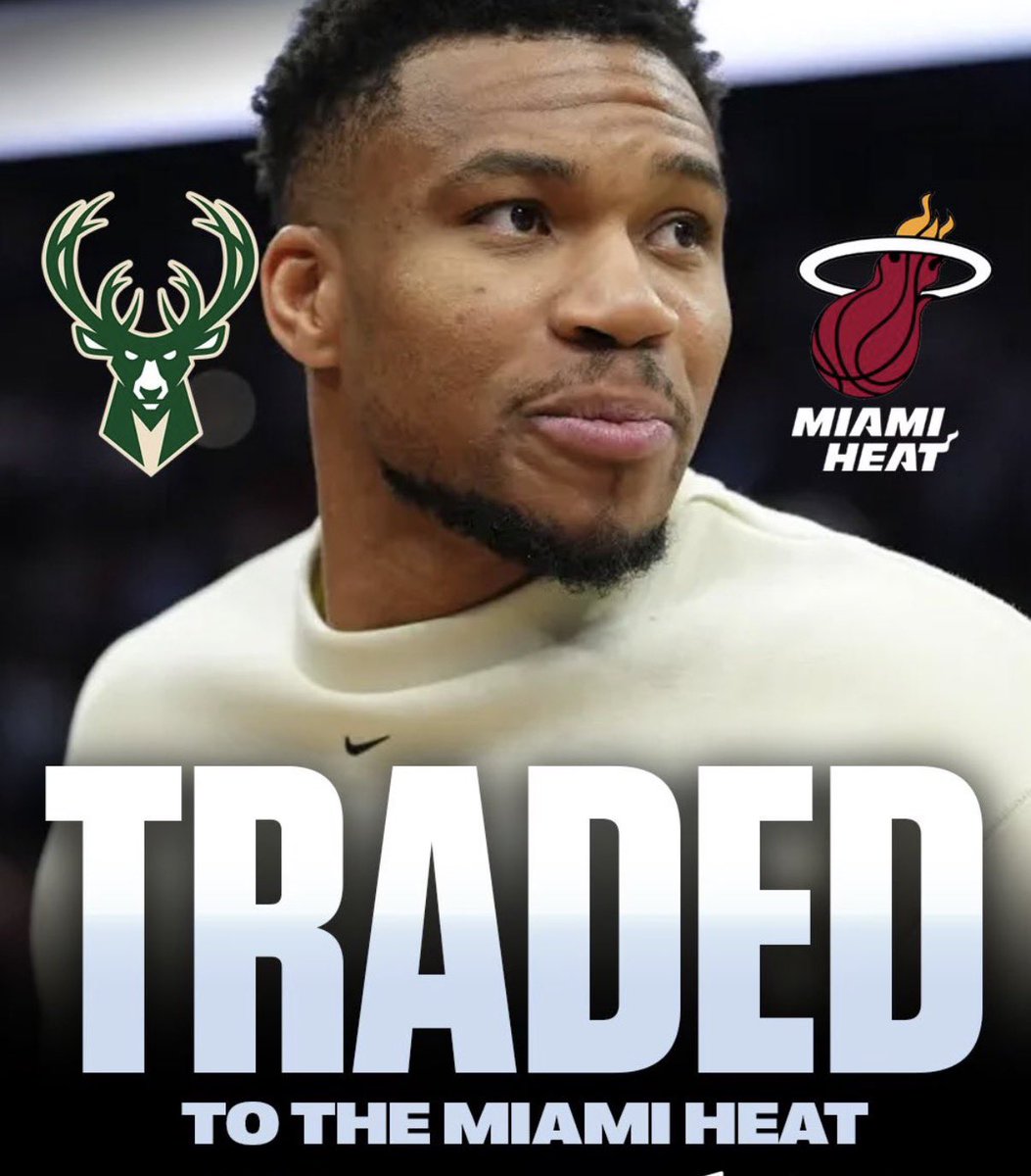 sportstlkntw_06's tweet photo. BREAKING NEWS : Looks of like Giannis Antetokounmpo traded from @Bucks to @MiamiHEAT as per @ShamsCharania  and @WindhorstESPN indeed and as a #FearTheDeer fan shall be interesting future of team .. hope can be good at all . Rebuild 2026 starts tomorrow night of #NBADRAFT indeed. https://t.co/JMYbT9gAzd